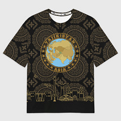Футболка оверсайз женская Таджикистан, цвет: 3D-принт
