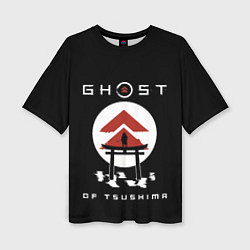 Футболка оверсайз женская Ghost of Tsushima, цвет: 3D-принт