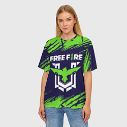 Футболка оверсайз женская FREE FIRE ФРИ ФАЕР, цвет: 3D-принт — фото 2