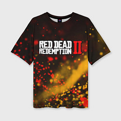 Женская футболка оверсайз RED DEAD REDEMPTION 2