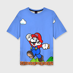Женская футболка оверсайз Mario