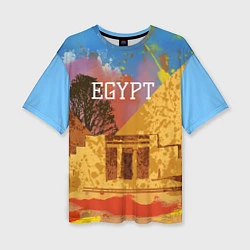 Женская футболка оверсайз Египет Пирамида Хеопса