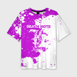 Футболка оверсайз женская Death Note, цвет: 3D-принт