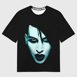 Футболка оверсайз женская Marilyn Manson, цвет: 3D-принт