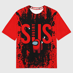 Футболка оверсайз женская Among Us, цвет: 3D-принт