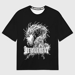 Футболка оверсайз женская Devourment, цвет: 3D-принт