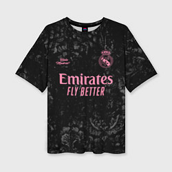 Женская футболка оверсайз REAL MADRID, резервная 2021
