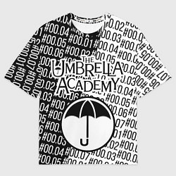 Футболка оверсайз женская АКАДЕМИЯ АМБРЕЛЛА, цвет: 3D-принт
