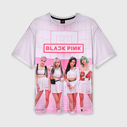 Женская футболка оверсайз BLACKPINK