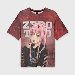 Женская футболка оверсайз Zero Two
