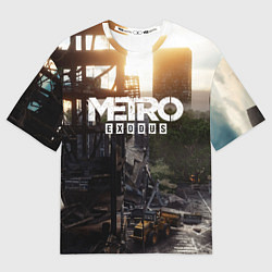 Женская футболка оверсайз Metro Exodus