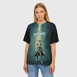 Футболка оверсайз женская Little Nightmares, цвет: 3D-принт — фото 2