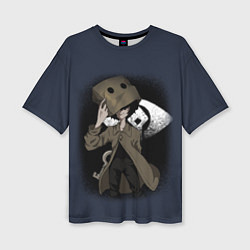 Футболка оверсайз женская Little Nightmares 2 MONO, цвет: 3D-принт