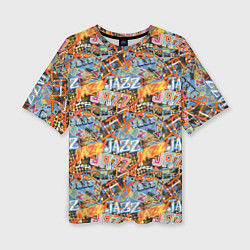 Женская футболка оверсайз Jazz