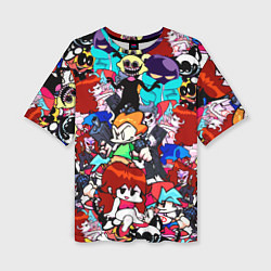 Футболка оверсайз женская FRIDAY NIGHT FUNKIN, цвет: 3D-принт