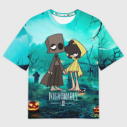 Футболка оверсайз женская Little Nightmares 2, цвет: 3D-принт