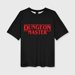 Женская футболка оверсайз Stranger Dungeon Master