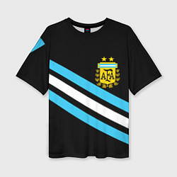 Женская футболка оверсайз Сборная Аргентины