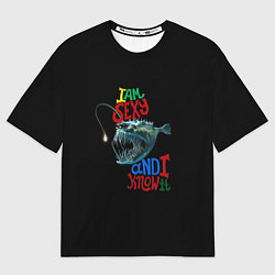 Футболка оверсайз женская Я красотка, цвет: 3D-принт