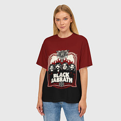 Футболка оверсайз женская Black Sabbath, цвет: 3D-принт — фото 2