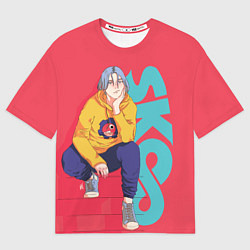 Футболка оверсайз женская SK8 the Infinity Langa, цвет: 3D-принт