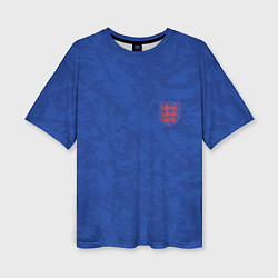 Женская футболка оверсайз Выездная форма Сборной Англии