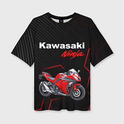 Футболка оверсайз женская KAWASAKI NINJA КАВАСАКИ, цвет: 3D-принт