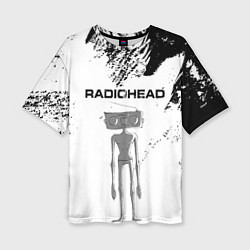 Футболка оверсайз женская Radiohead Радиохед Z, цвет: 3D-принт