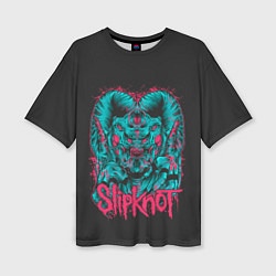 Футболка оверсайз женская Slipknot Monster, цвет: 3D-принт