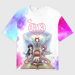 Футболка оверсайз женская Doki Doki Доки Доки Z, цвет: 3D-принт