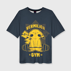 Футболка оверсайз женская Vermilion gym, цвет: 3D-принт