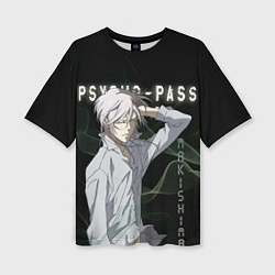Женская футболка оверсайз Сёго Макисима Psycho-Pass