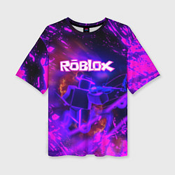 Футболка оверсайз женская MUSIC ROBLOX РОБЛОКС Z, цвет: 3D-принт