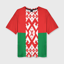 Женская футболка оверсайз Белоруссия