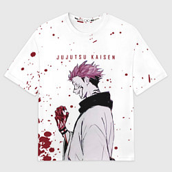 Футболка оверсайз женская Ryomen Sukuna Jujutsu Kaisen, цвет: 3D-принт
