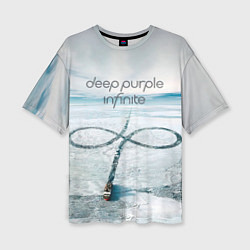 Футболка оверсайз женская Infinite - Deep Purple, цвет: 3D-принт