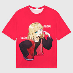 Женская футболка оверсайз Kawai Rika Bleh