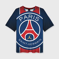Футболка оверсайз женская Paris Saint-Germain PSG, цвет: 3D-принт