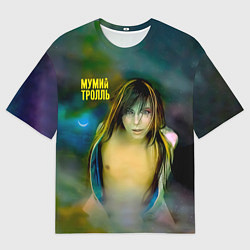Футболка оверсайз женская Точно ртуть алоэ - Мумий Тролль, цвет: 3D-принт