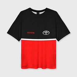 Женская футболка оверсайз Toyota Два цвета