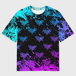 Футболка оверсайз женская Velial Squad neon, цвет: 3D-принт