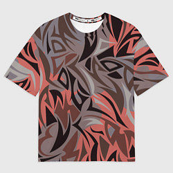 Футболка оверсайз женская Абстракция Энергия, цвет: 3D-принт