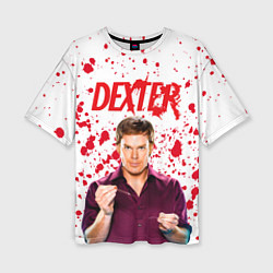 Женская футболка оверсайз Декстер Dexter