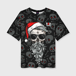 Женская футболка оверсайз Santa from Hell