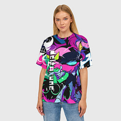 Футболка оверсайз женская Deltarune Дельта Руна, цвет: 3D-принт — фото 2