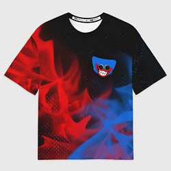 Футболка оверсайз женская HUGGY WUGGY Пламя, цвет: 3D-принт