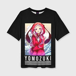 Женская футболка оверсайз Yomozuki - Kakegurui