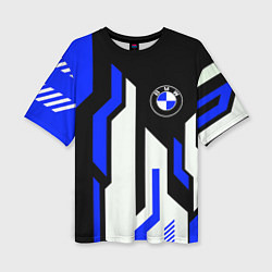 Женская футболка оверсайз БМВ BMW AUTO