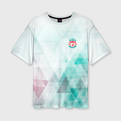 Футболка оверсайз женская Liverpool лфк, цвет: 3D-принт