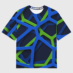 Футболка оверсайз женская Паутина 3D 2022, цвет: 3D-принт